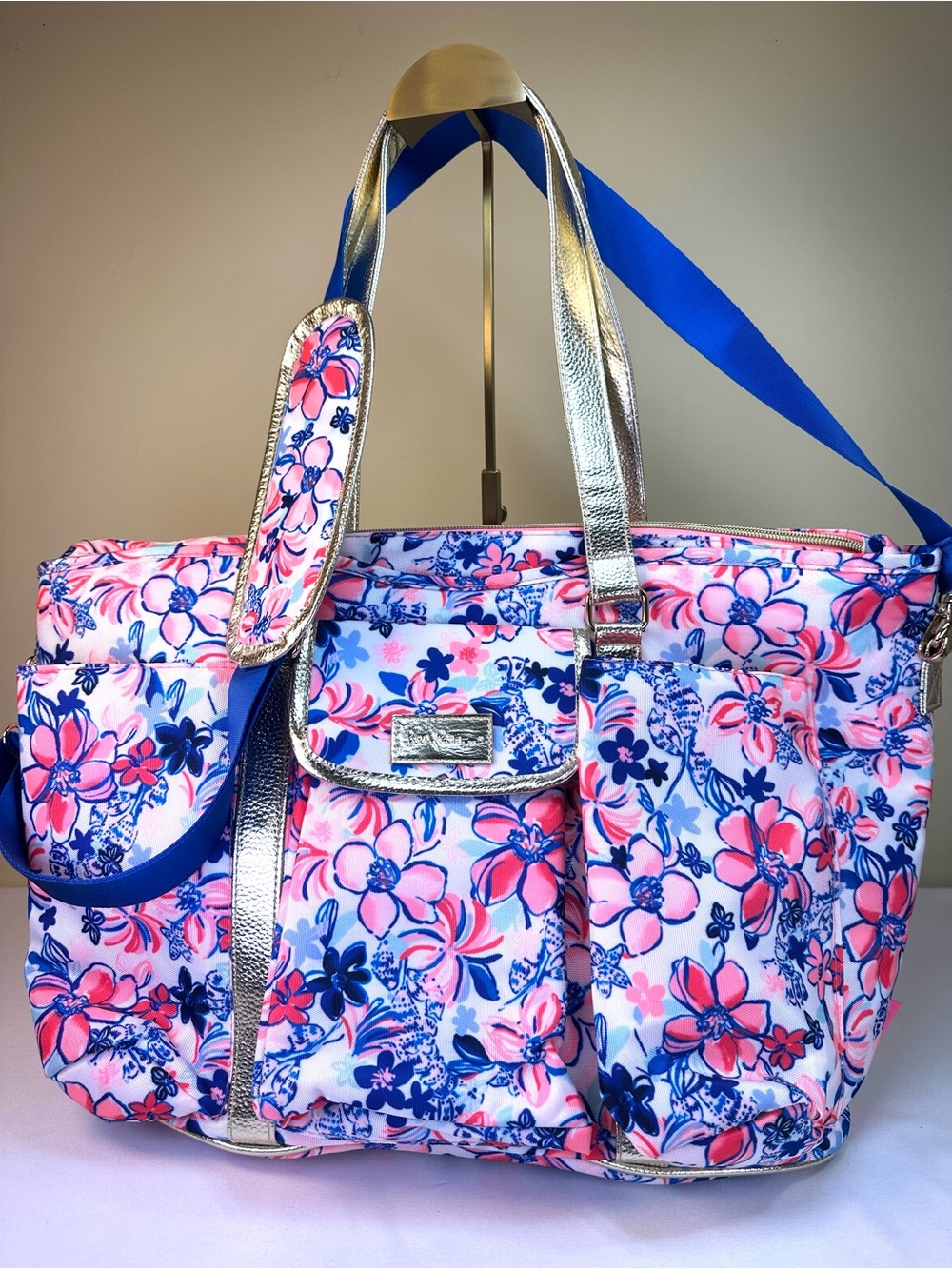 Lilly Pulitzer “Party Like A Lobster” floral Insulated Beach/Weekender tote